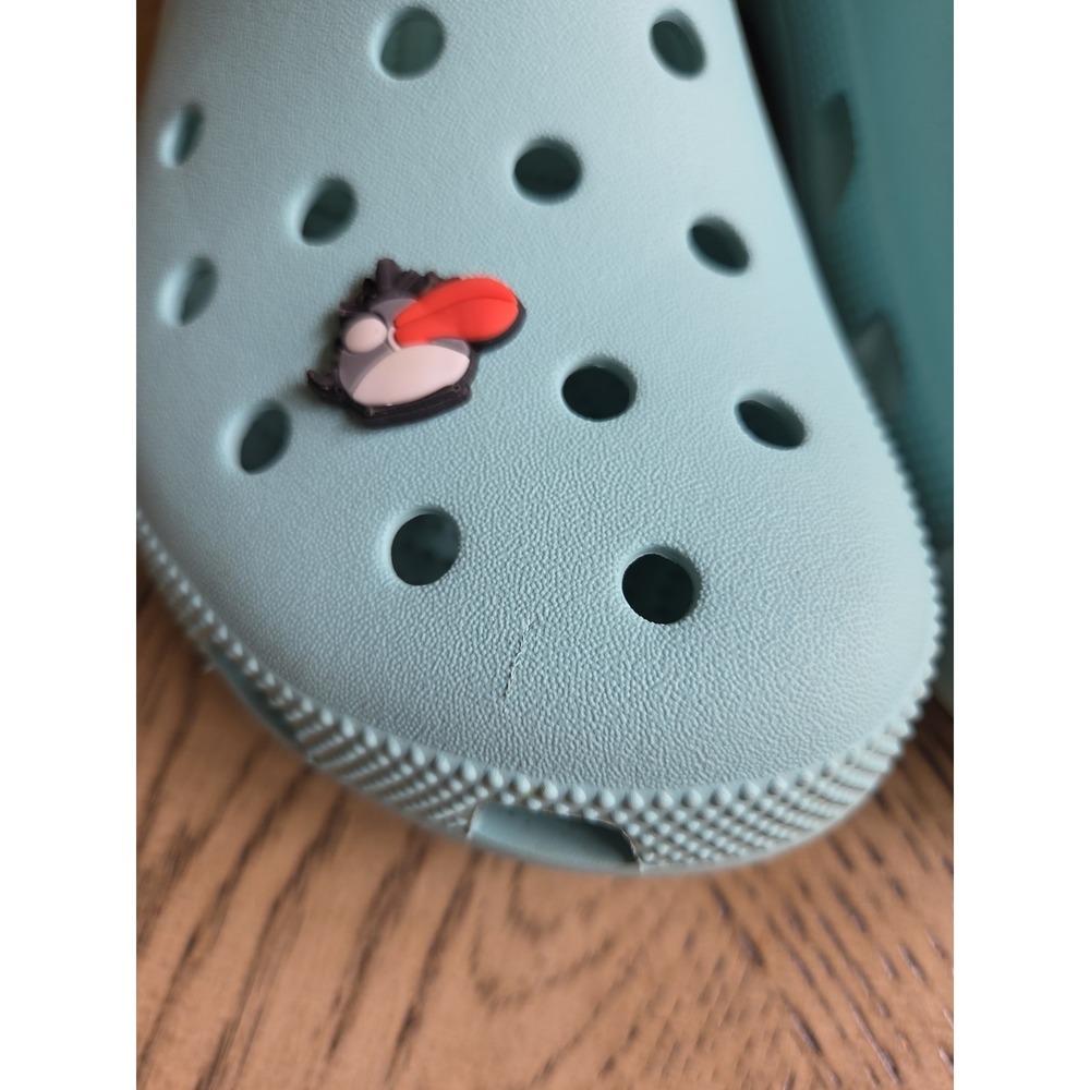 Original Crocs Classic Color Aqua Blue 10 Mens 12 Women's Excellent Unisex - Picture 6 of 8